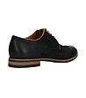Мъжки черни обувки от естествена кожа Evan-4 снимка
