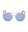 Unisex многоцветни слънчеви очила със сини лещи Gear-0 снимка
