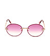 Дамски слънчеви очила в розово и златисто-0 снимка