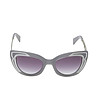 Черни дамски слънчеви очила котешко око-2 снимка
