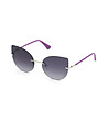 Дамски слънчеви очила глазант в сребристо и лилаво-1 снимка