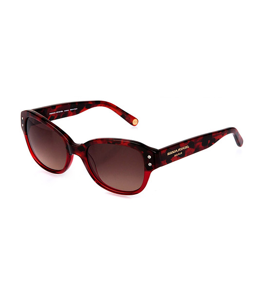 Дамски слънчеви очила в черно и червено Candy снимка