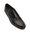 Мъжки кожени черни обувки Sorrento-1 снимка