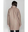 Дамско палто в цвят мока Arilda-1 снимка