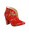 Червени дамски обувки от естествена кожа Klea-1 снимка
