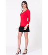 Червена дамска блуза Celestina-2 снимка
