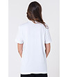 Дамска бяла памучна тениска Beattie-1 снимка