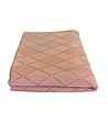 Плетено одеяло в нюанс на цвят праскова 130x170 см-2 снимка