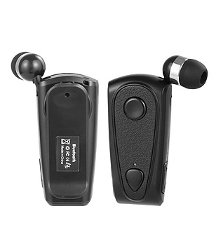 Bluetooth слушалки със щипка снимка
