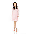 Розова рокля с волани Merina-2 снимка