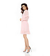 Розова рокля с волани Merina-4 снимка