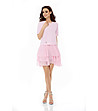 Розова памучна рокля Ilaria-1 снимка
