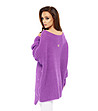 Дамски пуловер в лилаво Mevita-1 снимка