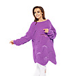 Дамски пуловер в лилаво Mevita-2 снимка