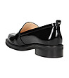 Черни дамски лачени обувки от естествена кожа Hola-3 снимка