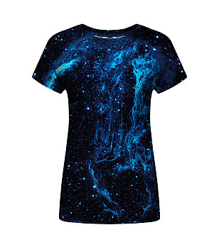 Дамска тениска с принт Cygnus Loop снимка