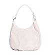 Дамска кожена чанта в бледорозово Daisy-1 снимка