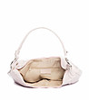 Дамска кожена чанта в бледорозово Daisy-3 снимка