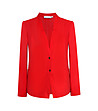 Червено дамско сако Preferito -3 снимка