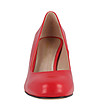 Червени дамски обувки от естествена кожа Gabi-3 снимка