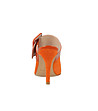 Оранжеви дамски обувки с отворена пета Eve-4 снимка