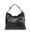Дамска кожена чанта в черно Irosa-0 снимка