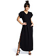 Черна дълга рокля Sissi-0 снимка