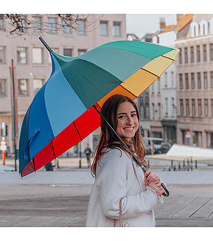 Многоцветен Unisex чадър снимка