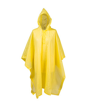Жълт дъждобран тип пончо снимка
