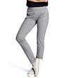 Дамски панталон в сив меланж Glorie с памук-0 снимка