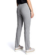 Дамски панталон в сив меланж Glorie с памук-1 снимка