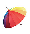 Многоцветен Unisex чадър -2 снимка