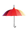 Многоцветен Unisex чадър-3 снимка