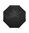 Unisex чадър в черно и червено -1 снимка