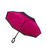 Unisex чадър в розово и черно-0 снимка