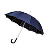 Тъмносин Unisex чадър-0 снимка