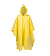 Жълт дъждобран тип пончо-0 снимка