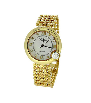 Позлатен дамски часовник с кристали Swarovski Andie снимка