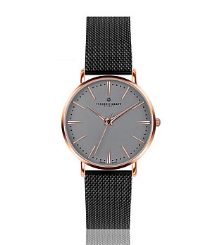 Unisex часовник в черно и розовозлатисто Moro снимка