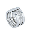 Сребрист дамски пръстен Mala с кристали Swarovski-0 снимка