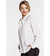 Дамска бяла елегантна блуза-2 снимка