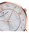 Дамски часовник в сребристо и розовозлатисто Lux-1 снимка
