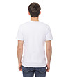 Памучна мъжка бяла тениска с щампа Alister-1 снимка
