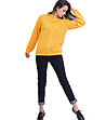 Дамски пуловер в цвят охра с мохер и кашмир Rinea-2 снимка