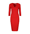 Елегантна червена рокля Rubina-2 снимка