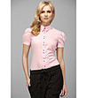Розова дамска риза с памук Inna-0 снимка