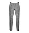 Ленен панталон в сив меланж-0 снимка