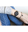 Дамски часовник в черно и сребристо Fani-1 снимка
