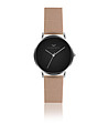 Дамски часовник в сребристо, черно и розовозлатисто Sanita-0 снимка