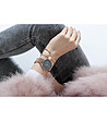 Дамски часовник в розовозлатисто и черно Tanita-1 снимка